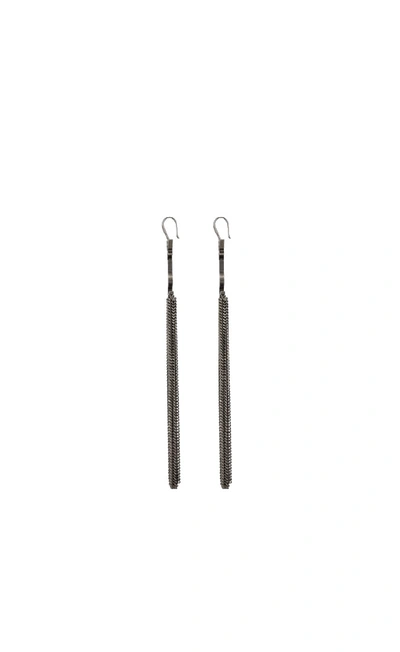 Shop Saint Laurent Monogram Earrings