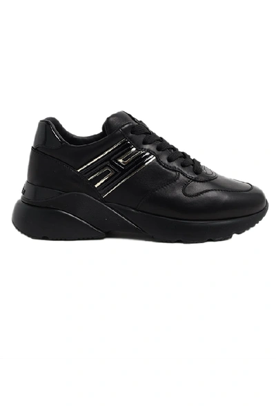 Shop Hogan Black Active One Sneakers