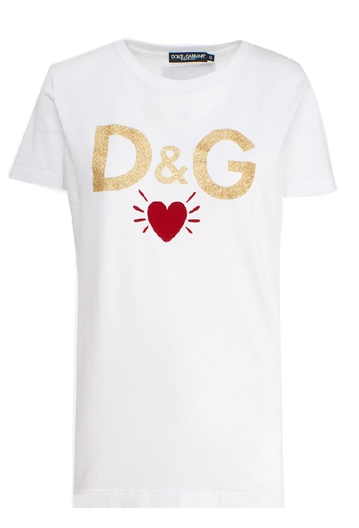 Shop Dolce & Gabbana White T-shirt