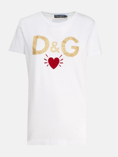 Shop Dolce & Gabbana White T-shirt