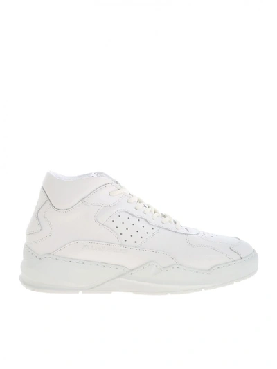 Shop Filling Pieces Sneaker Leather Lay Up Icey Flow 2.0 All White