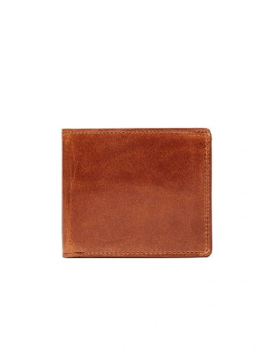 Shop Yohji Yamamoto Leather Wallet In Brown