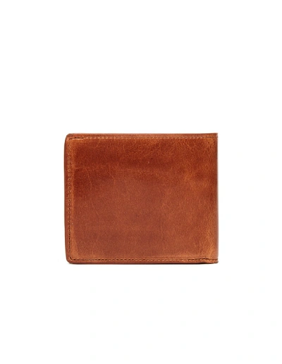Shop Yohji Yamamoto Leather Wallet In Brown