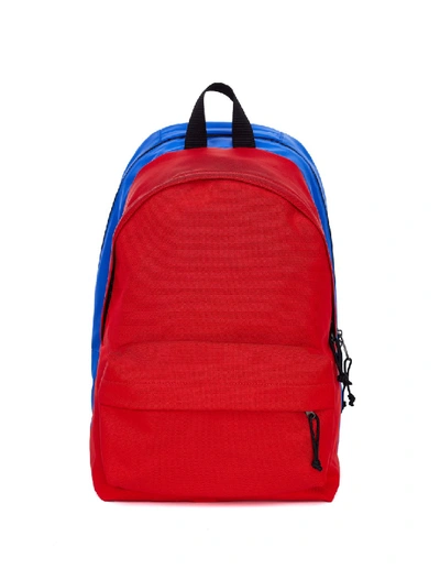 Shop Balenciaga Red & Blue Db Pack Backpack
