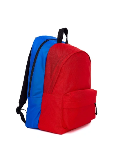 Shop Balenciaga Red & Blue Db Pack Backpack