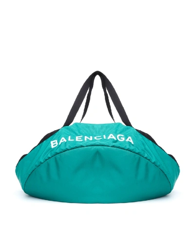 Shop Balenciaga Wheel Bag Xl In Green