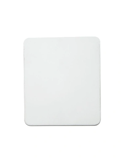 Shop Isaac Reina Leather Ipad Case In White