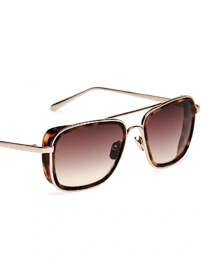 Shop Linda Farrow Luxe Sunglasses In Neutrals