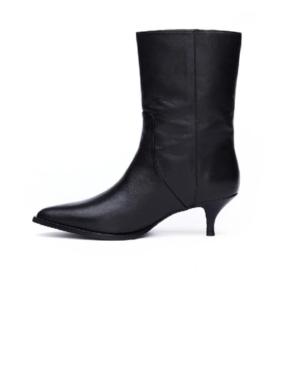 Shop A.f.vandevorst Black Leather Ankle Boots