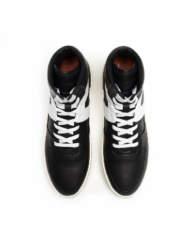 Shop Fear Of God Basketball High Top Leather Sneakers In White