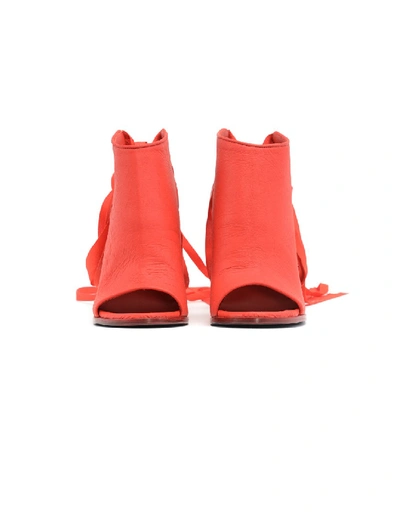 Shop A.f.vandevorst Leather Ankle Boots In Red