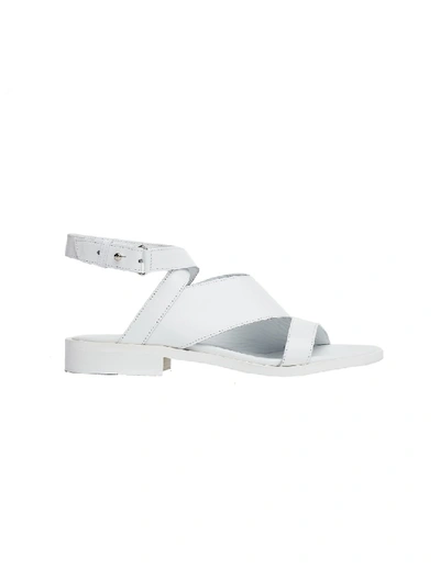 Shop A.f.vandevorst White Leather Sandals