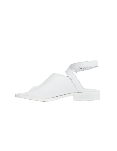 Shop A.f.vandevorst White Leather Sandals
