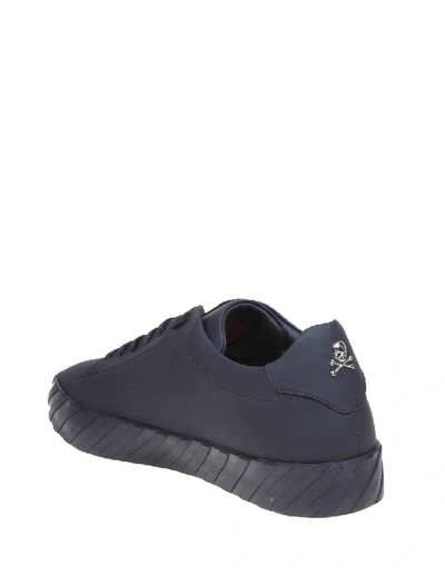Shop Philipp Plein Sneakers Lo-top In Nappa Color Black In Grey