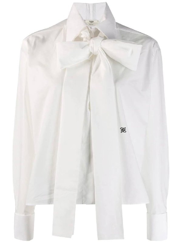fendi white blouse