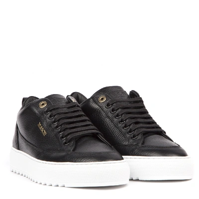 Shop Mason Garments Torino Black Leather Sneaker