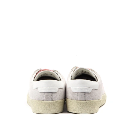 Shop Saint Laurent Sneakers Court Classic Sl/06 In Suede In Neutrals