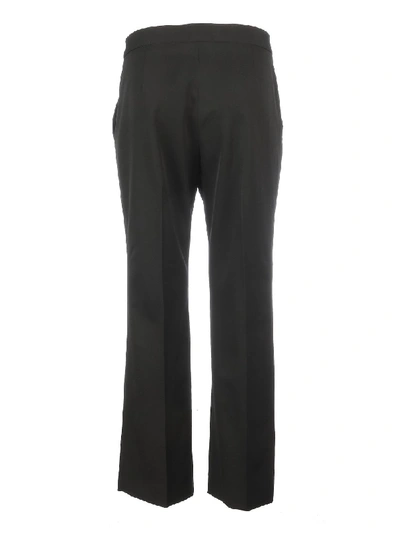 Shop Stella Mccartney Wool Trousers In Black