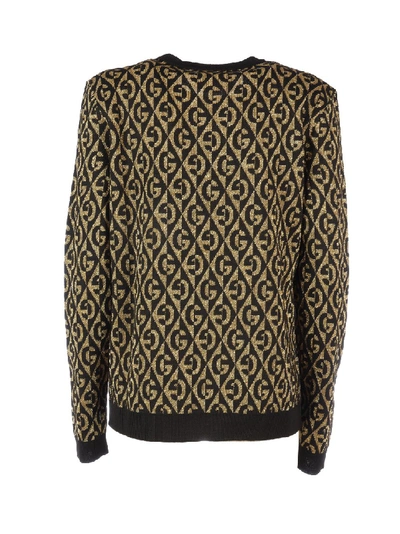 Shop Gucci Crewneck Sweater In Black