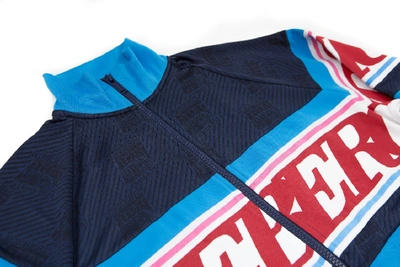 Shop Iceberg Felpa Zip-up Sweatshirt In Blue