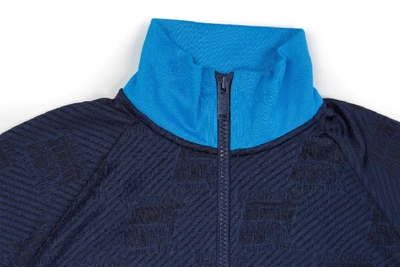 Shop Iceberg Felpa Zip-up Sweatshirt In Blue