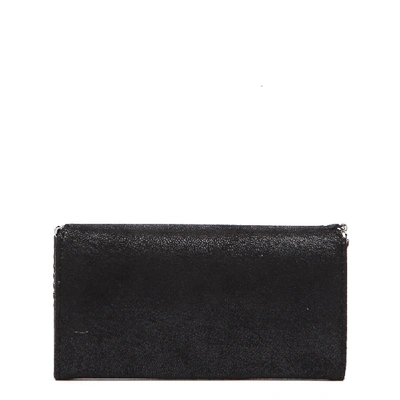 Shop Stella Mccartney All Together Now Black Shaggy Deer Wallet