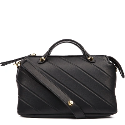 Shop Fendi Black Leather By The Way Bag