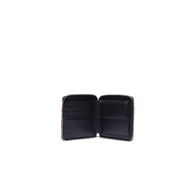 Shop Balenciaga Ville Leather Wallet In Black
