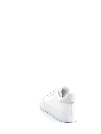 Shop Adidas Originals White Leather Low-top Sneaker