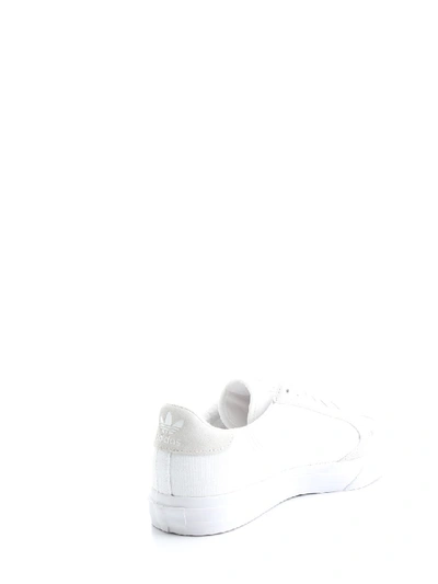 Shop Adidas Originals White Leather Low-top Sneaker