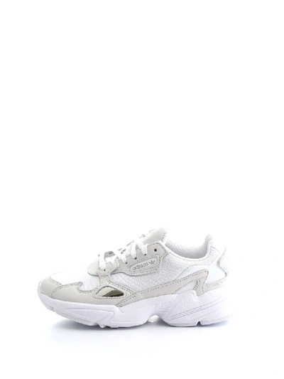 Shop Adidas Originals Falcon Sneakers In White