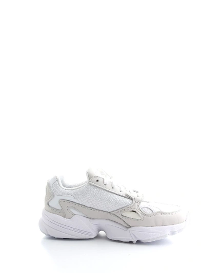 Shop Adidas Originals Falcon Sneakers In White