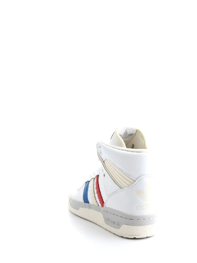 Shop Adidas Originals Rivalry Hi Sneakers In White