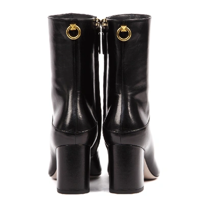 Shop Valentino Black Glossy Leather Boots