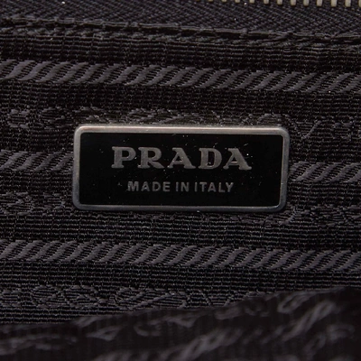 Pre-owned Prada Leather Briefcase In Black