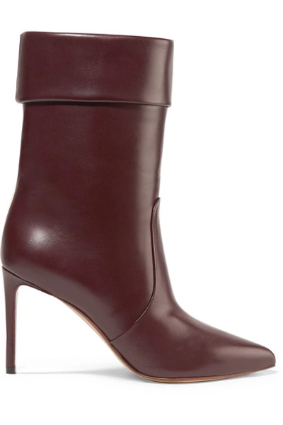 Shop Francesco Russo Leather Boots In Black