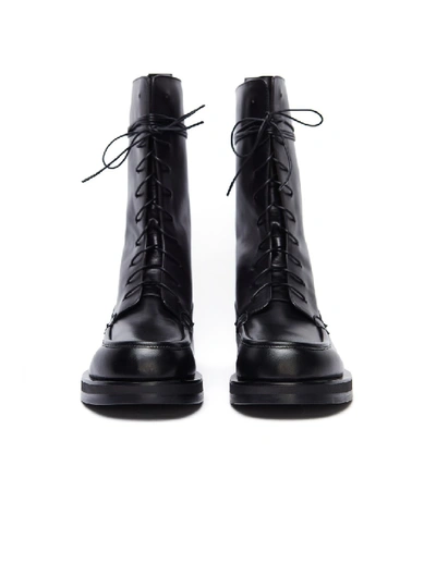 Shop The Row Black Leather Patty Boots