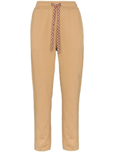 Shop Burberry Neutral Women's Raine Logo Track Trousers In Brown