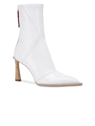 Shop Fendi White Women's Neoprene Ankle Boots White