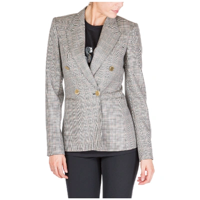 Shop Stella Mccartney Women's Double Breasted Jacket Blazer  Beaufort In Grey