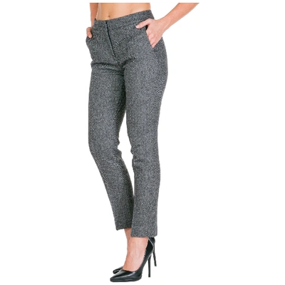 Shop Moschino Women's Trousers Pants In Grey