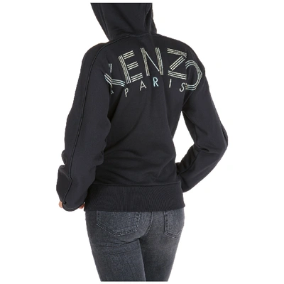 Shop Kenzo Women's Sweatshirt Hood Hoodie In Black