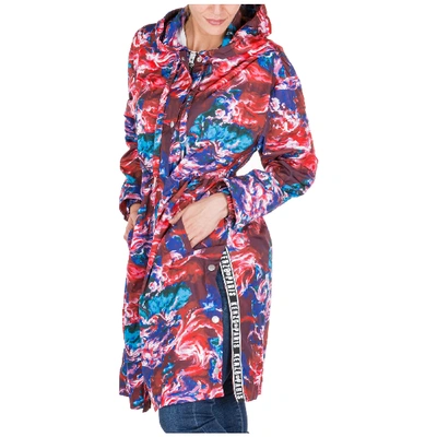 Shop Kenzo Women's Outerwear Jacket Blouson Hood In Red