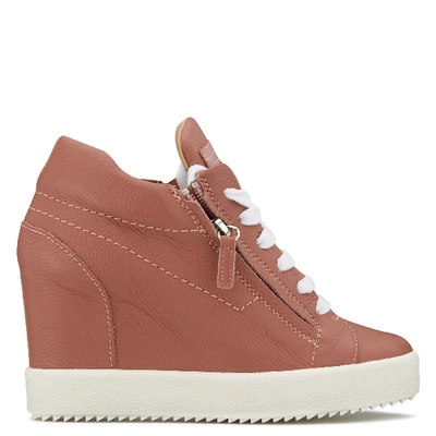 Shop Giuseppe Zanotti Addy Wedge In Pink