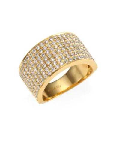 Shop Anita Ko Women's Diamond 18k Gold Marlow Band Ring
