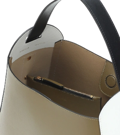 Shop Wandler Corsa Leather Tote In Green