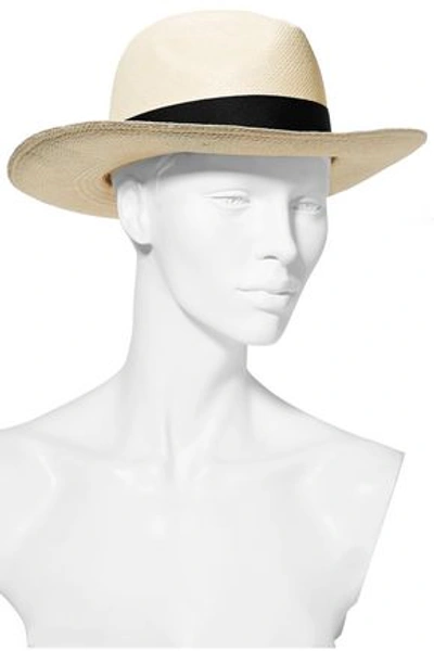 Shop Sensi Studio Woman Printed Toquilla Straw Panama Hat Multicolor