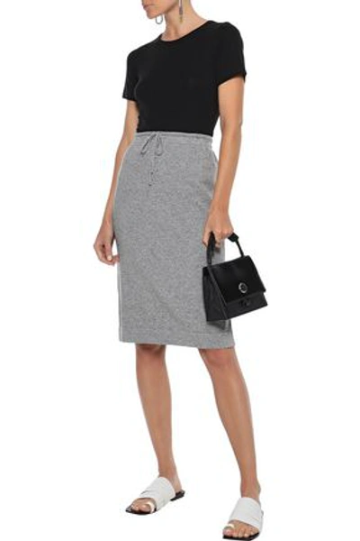 Shop Vince . Woman Wool-blend Skirt Gray