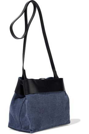 kara tie leather shoulder bag