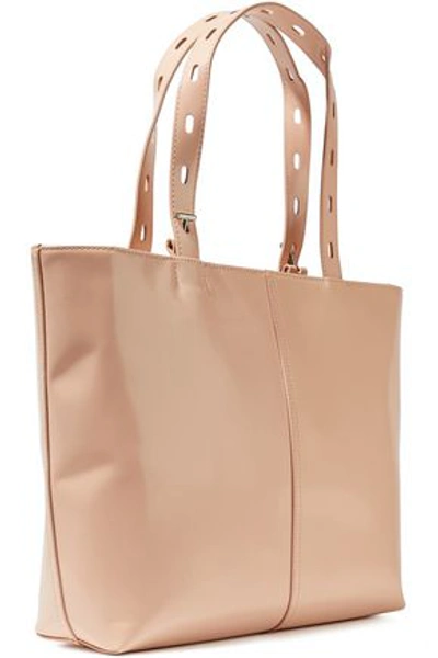 Shop Kara Woman Betty Patent-leather Tote Blush